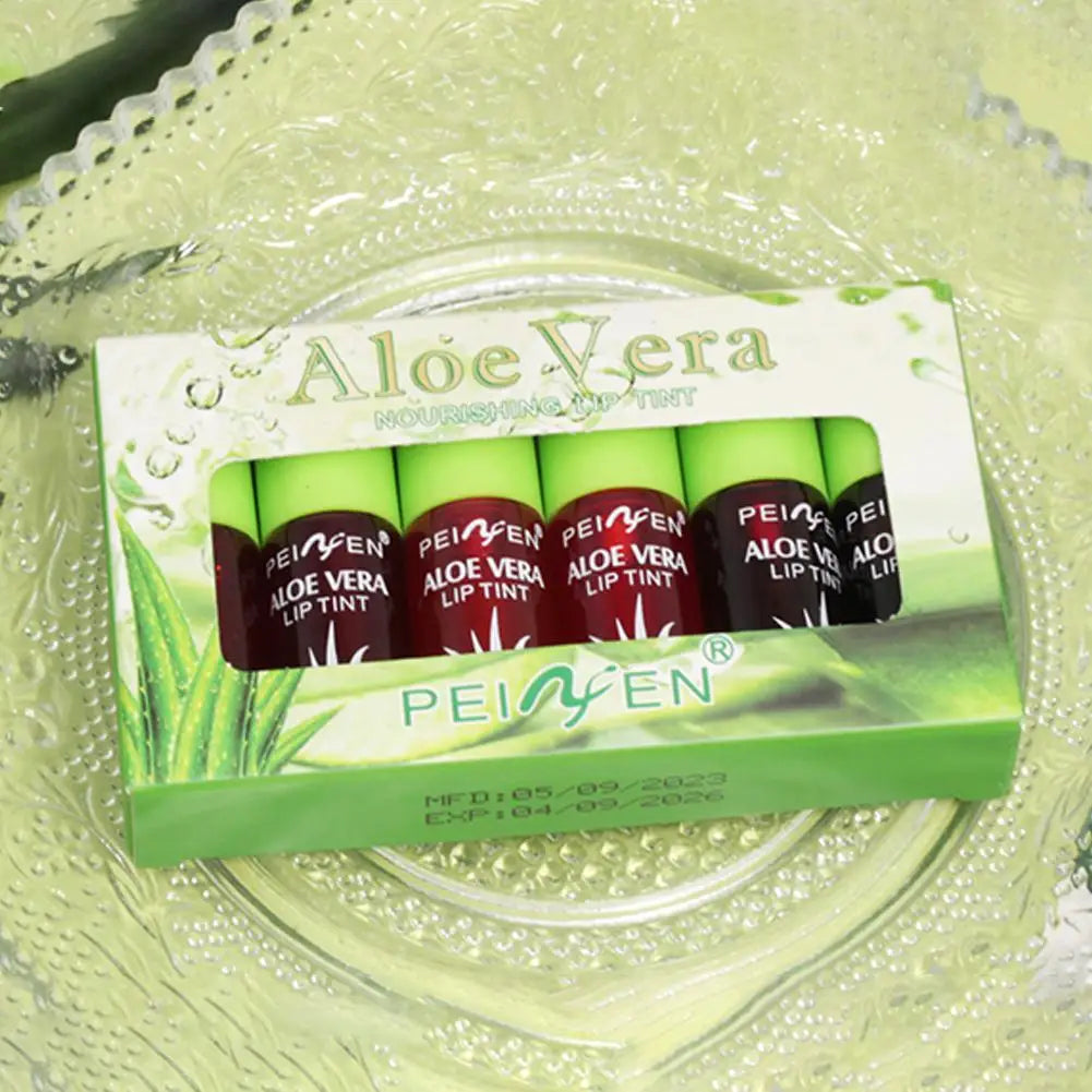 6 Color Lip Tint Stain Set