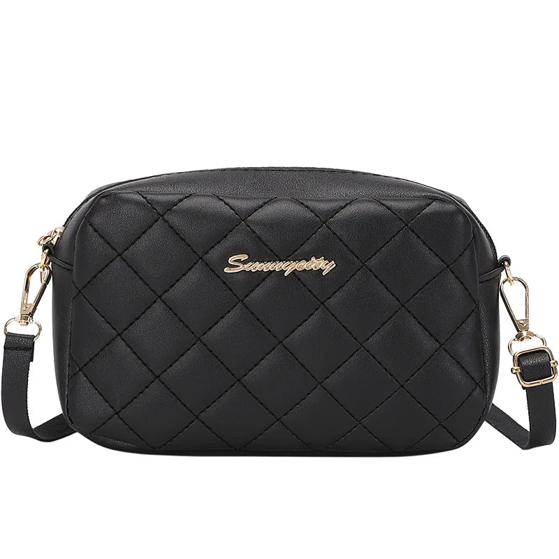 Tassel Small Messenger Bag For Women 2024 Trend Lingge Embroidery Camera Female Shoulder Bag Fashion Chain Ladies Crossbody Bags