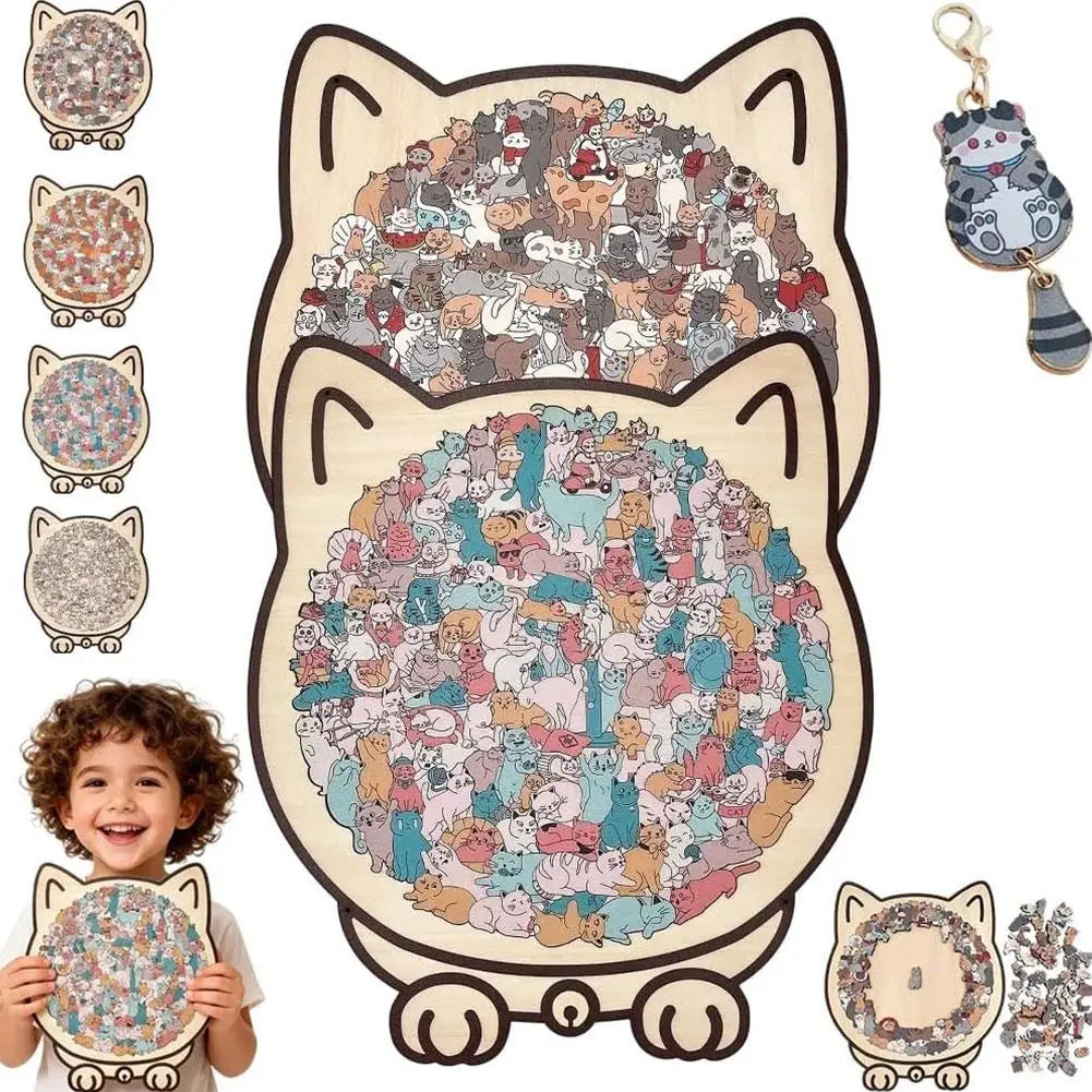 PurrfectMind™ – 135-Piece Calm Cat Puzzle 🐱