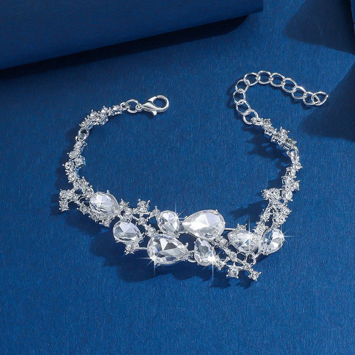Elegant Bridal Crystal Bracelet