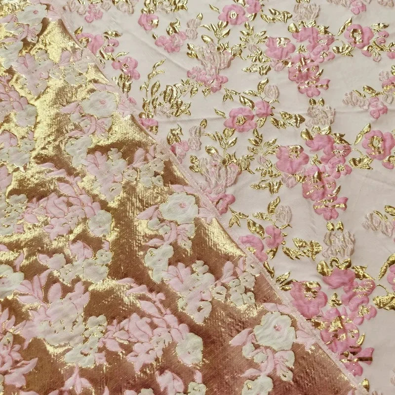 Three-dimensional Gold Silk Jacquard