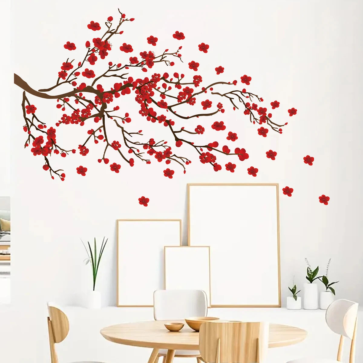 Watercolour Bird Flower Wall Stickers