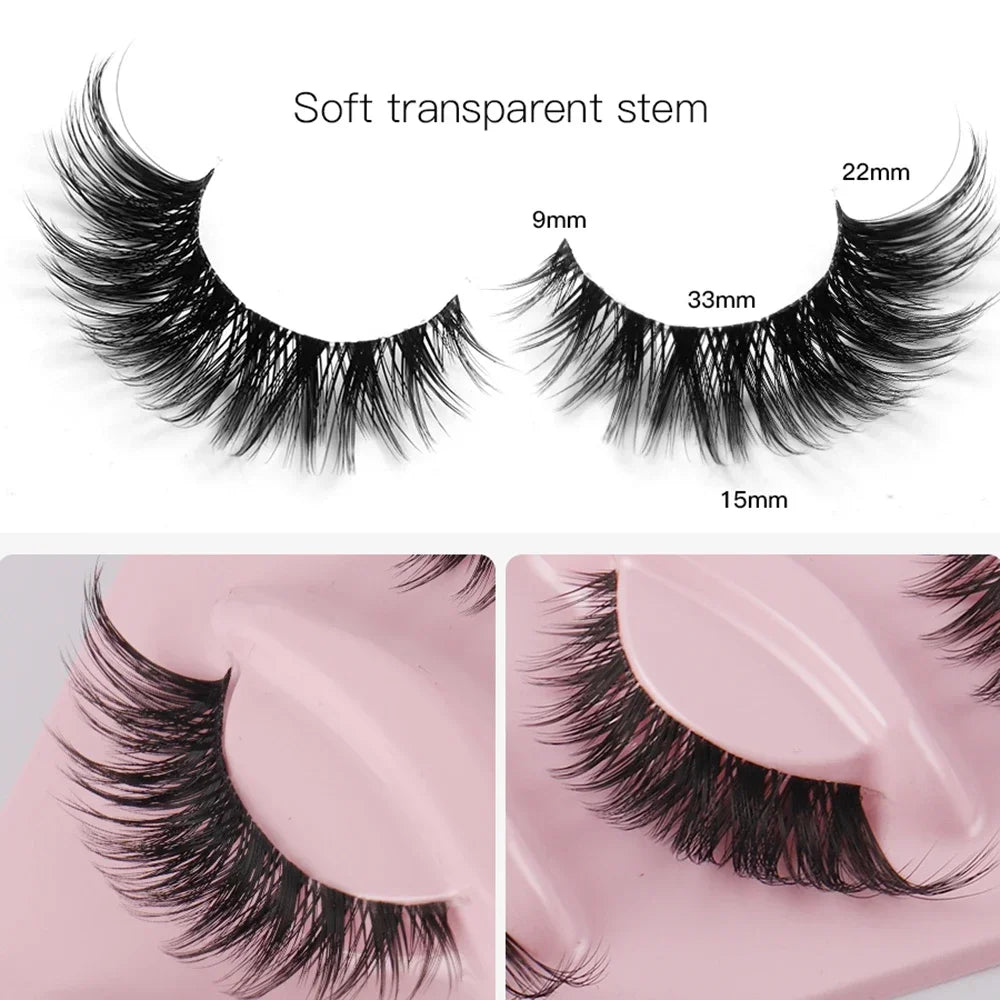 3Boxes(15Pairs) Cat Eye Lashes
