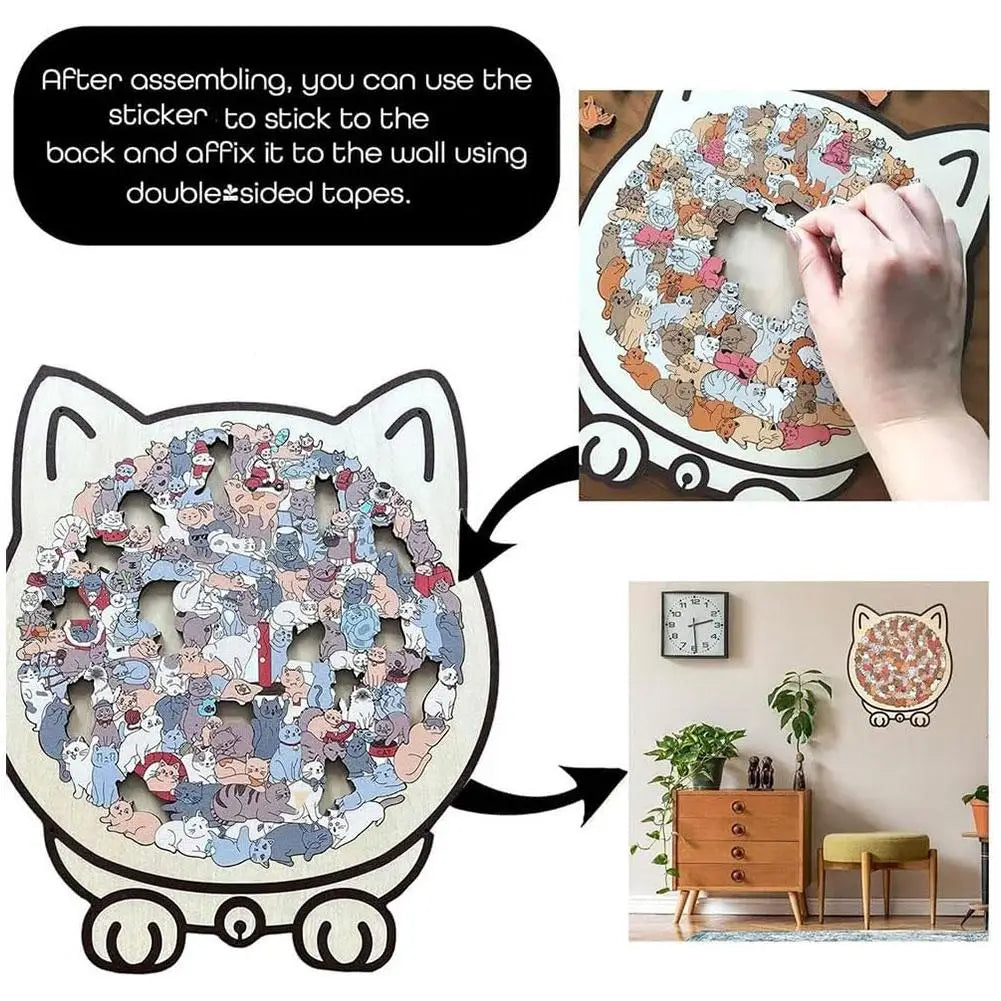 PurrfectMind™ – 135-Piece Calm Cat Puzzle 🐱