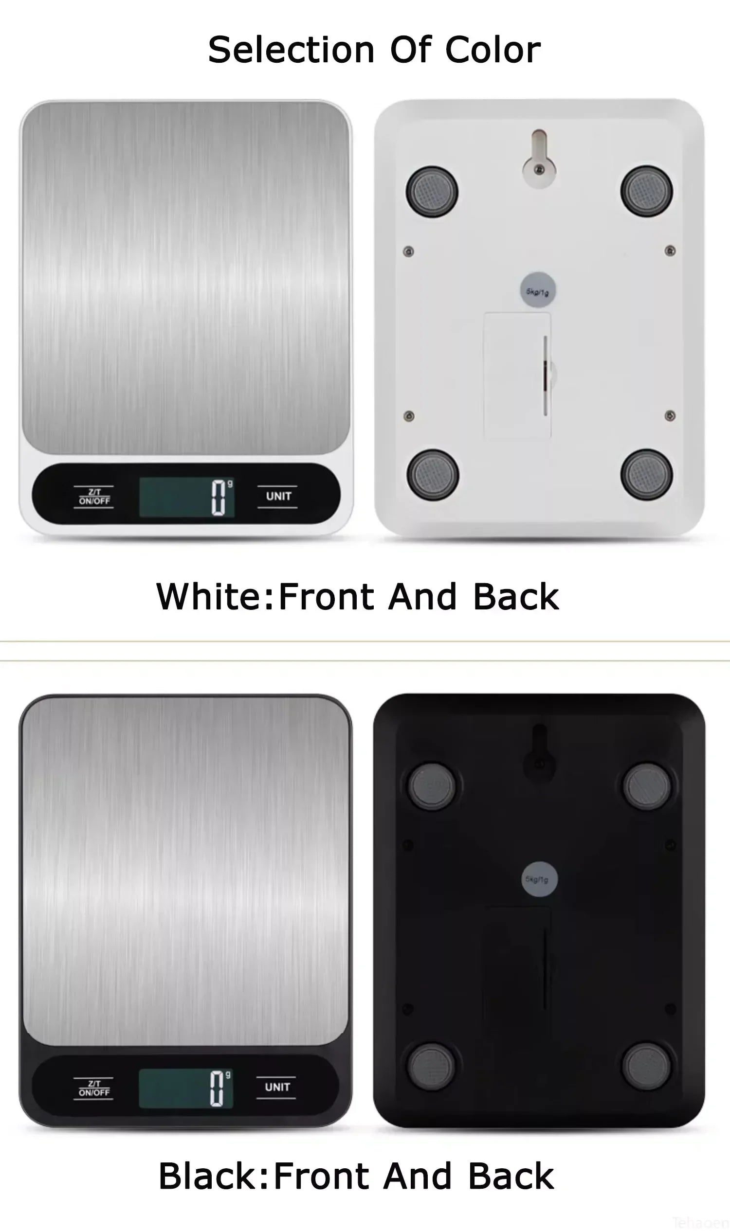 Digital Kitchen Scale 10Kg/1g Weight Scale Usb Food Coffee Scales Smart Electronic Waterproof Digital Scale For Baking and Cook