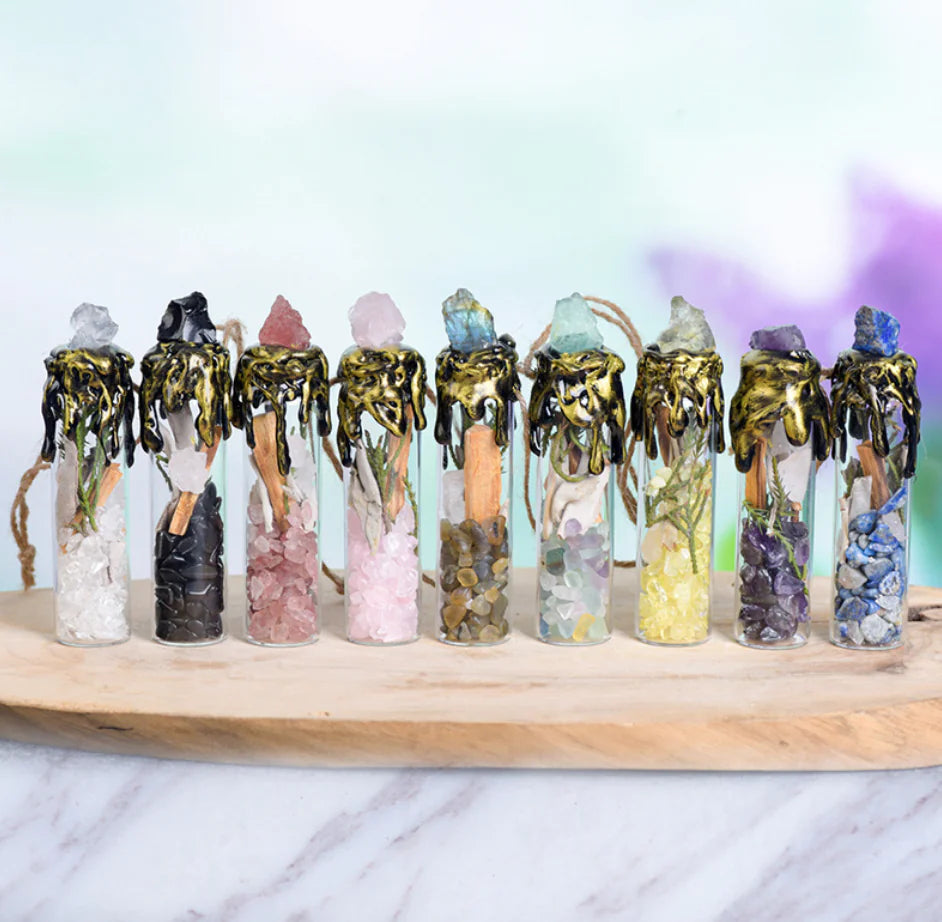 Seven-Color Rough Stone Drift Bottle