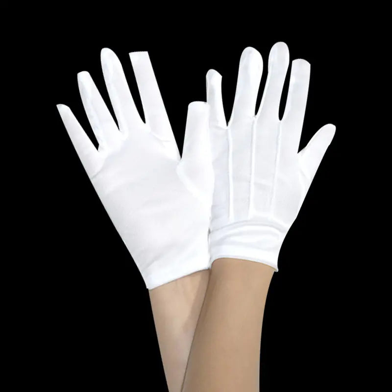 Children's White Gloves for Dance and Gymnastics