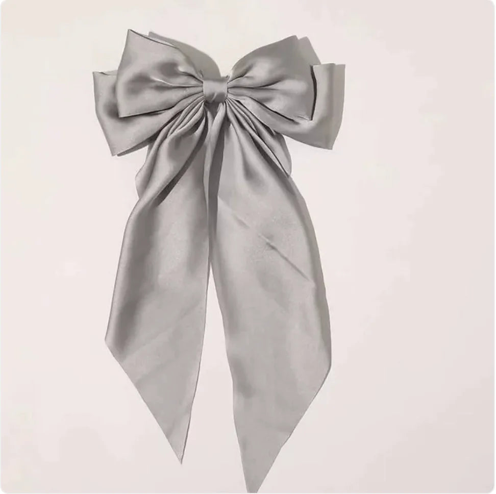 Red Big Bow Hairpin