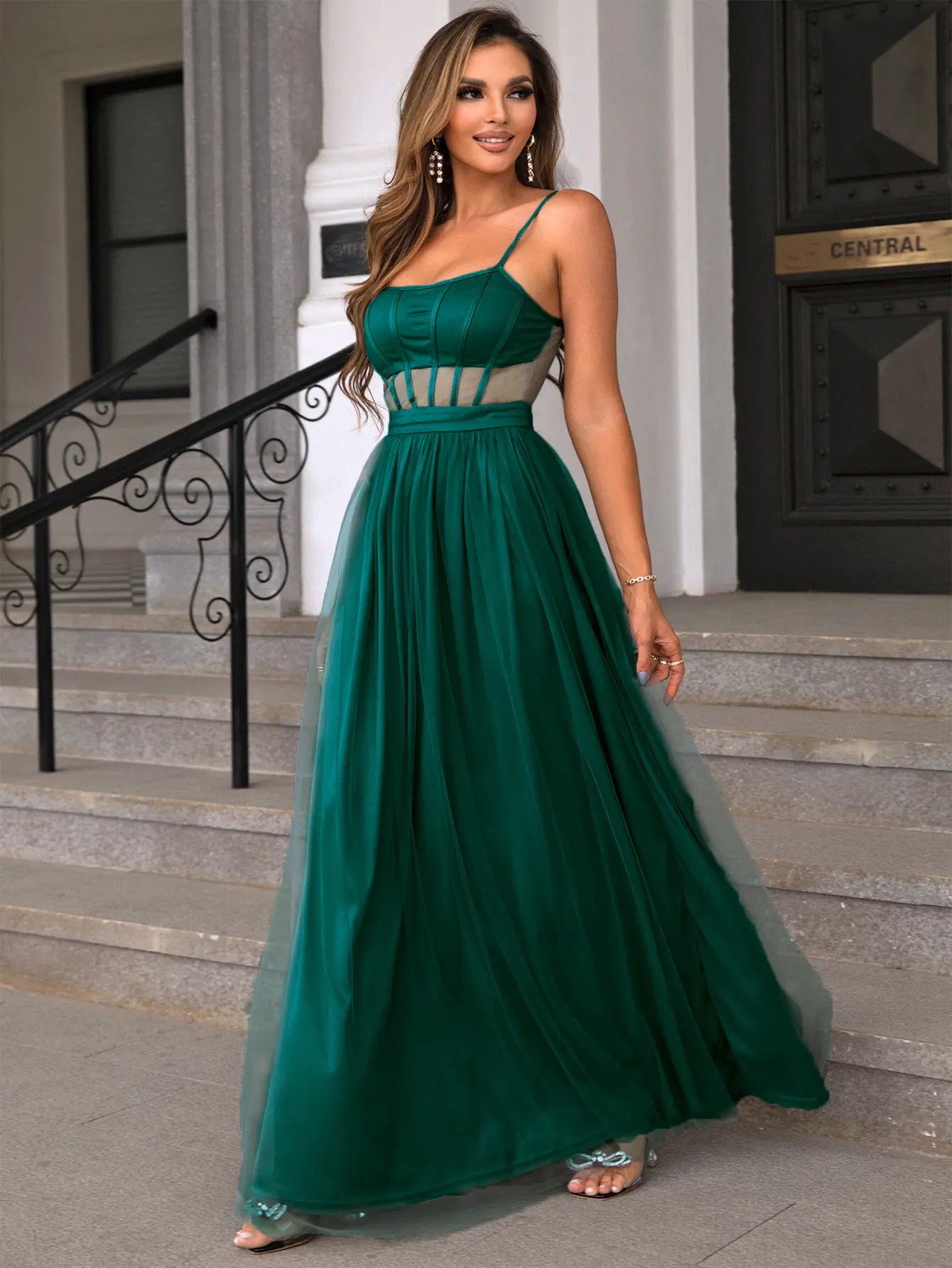 Summer Elegant Sheer Mesh Dress for Women