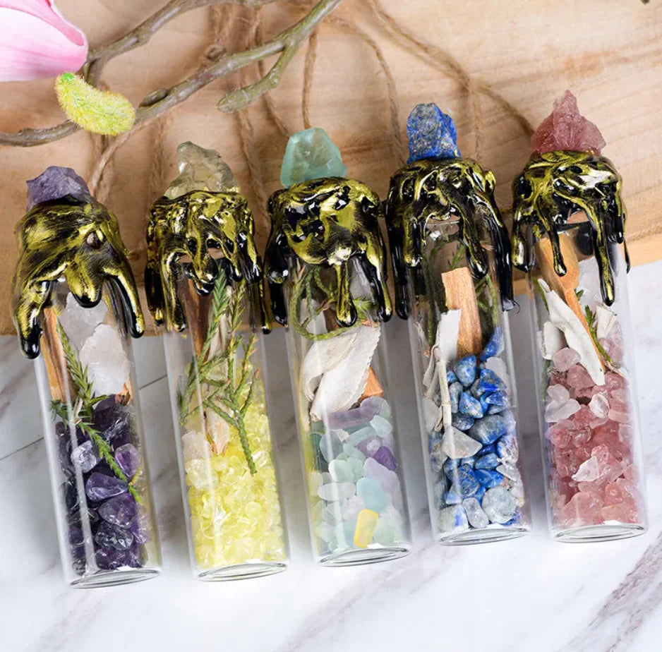Seven-Color Rough Stone Drift Bottle