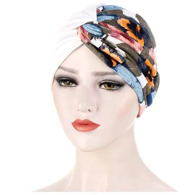 Double-Layer Turban Hat