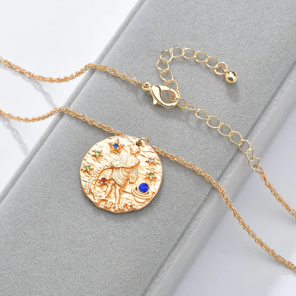 12 Zodiac Sign Necklaces and Pendants Collection