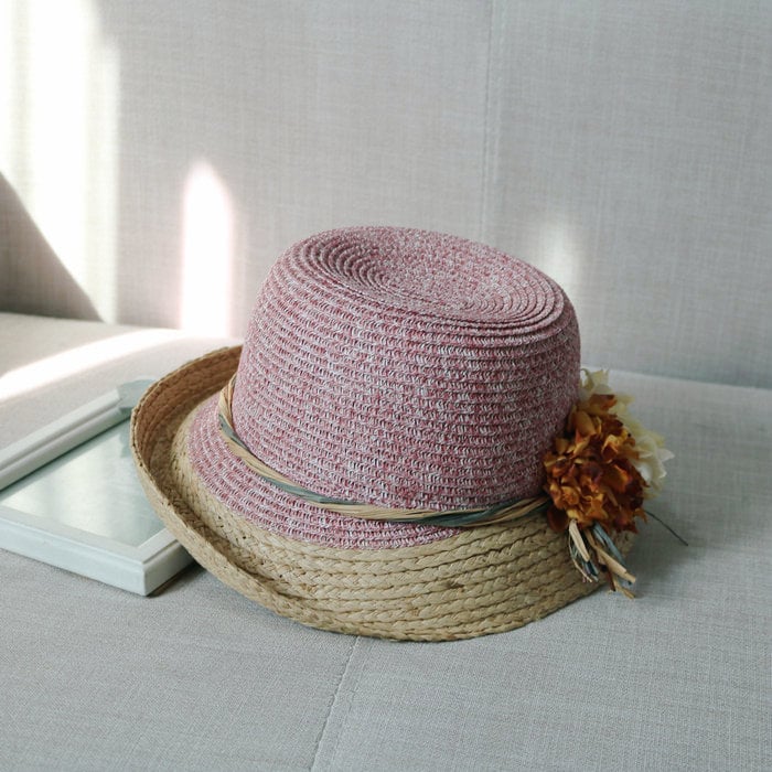 Resort Sun Shade Half Rolled Edge Bowler Hat