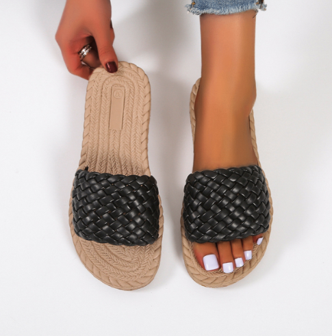 Korean Style Women's Flat Beach Flip Flop Sandals