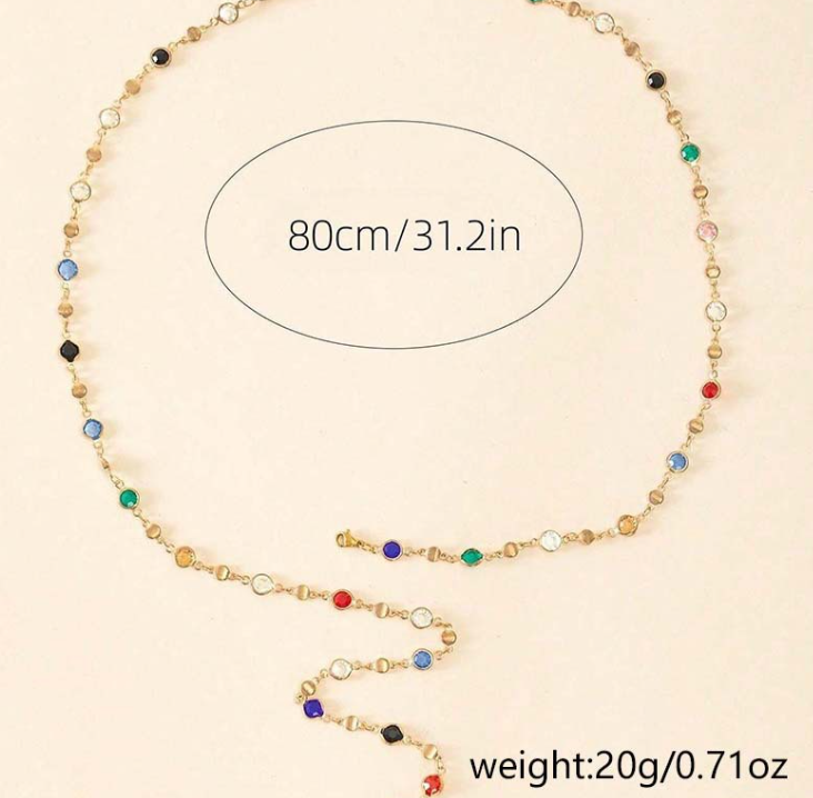 Colorful Crystal Necklace