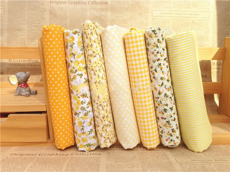 Floral Cotton Fabric with Small Print Design