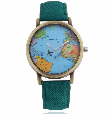 Denim Fabric Women's Watch