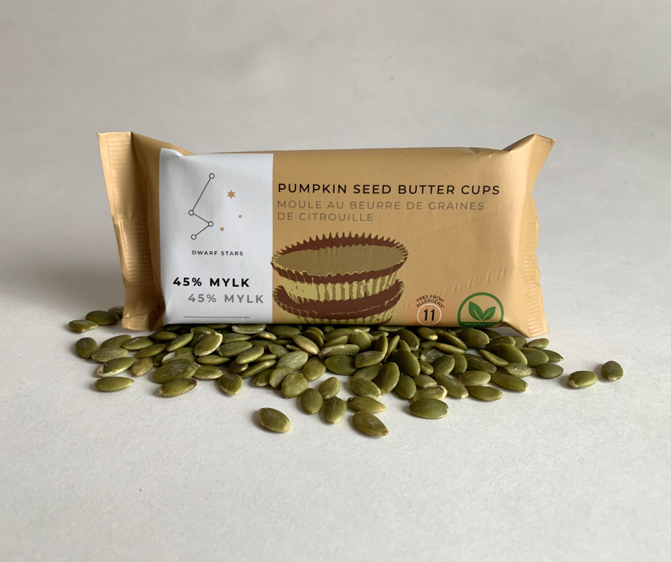 Mylk Chocolate Pumpkin Seed Butter Cups