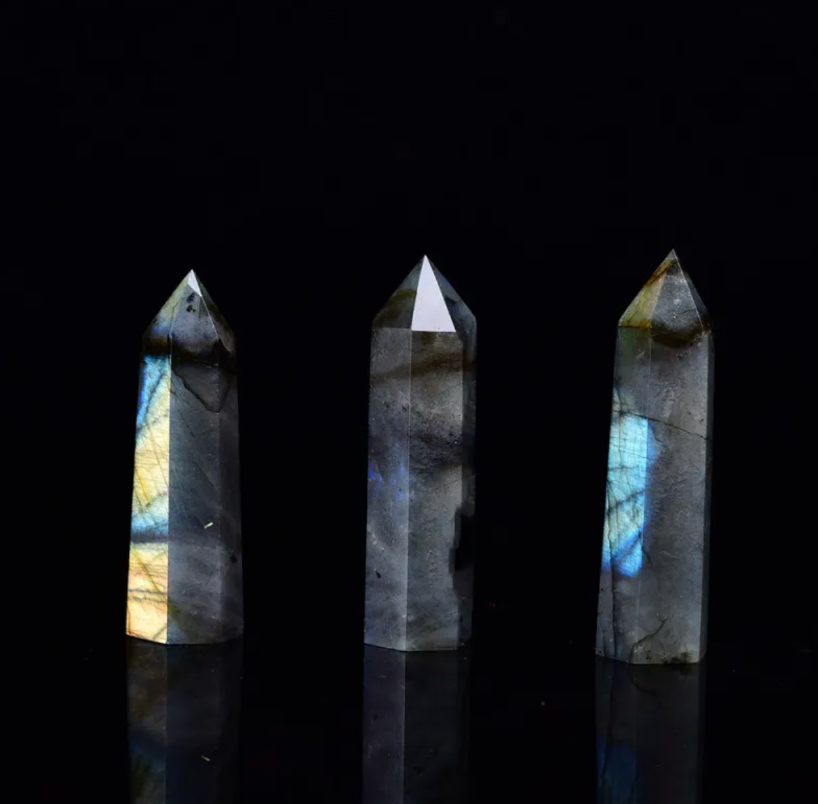 Six-Sided Crystal Energy Column
