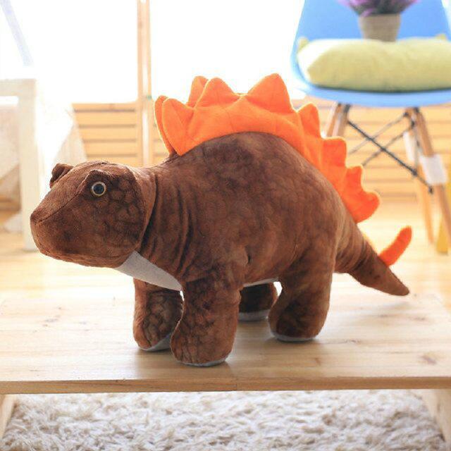 Plush Dinosaur Figures T-Rex Triceratops for Kids