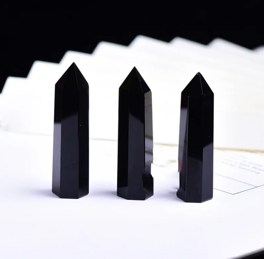 Six-Sided Crystal Energy Column