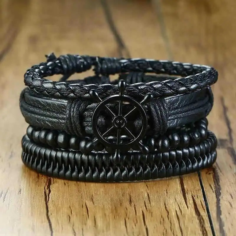 Men's Woven Bracelet Set - Braided Bracelet Collection