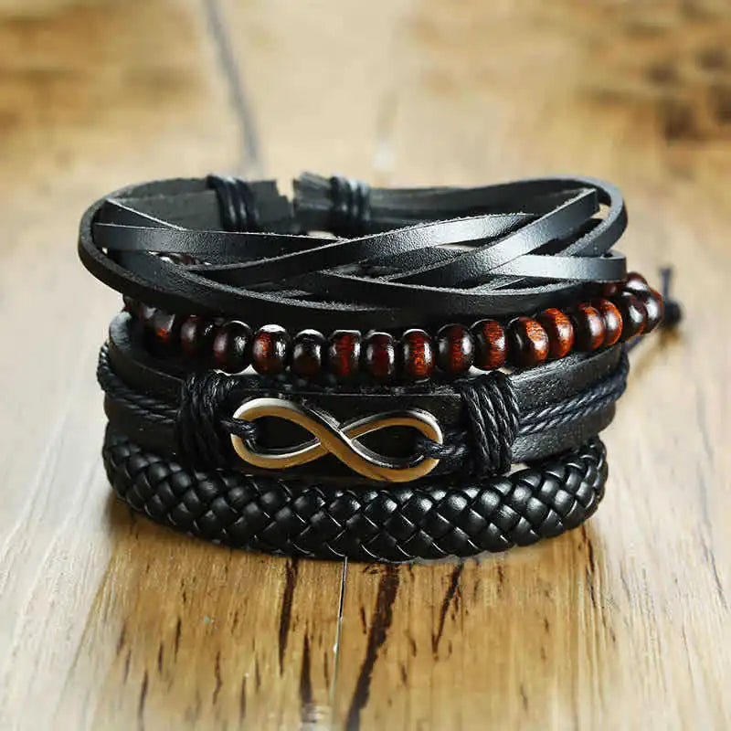Men's Woven Bracelet Set - Braided Bracelet Collection
