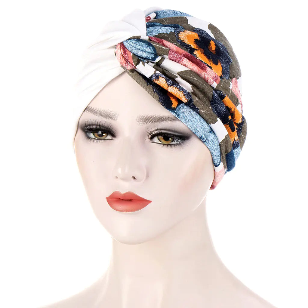 Double-Layer Turban Hat