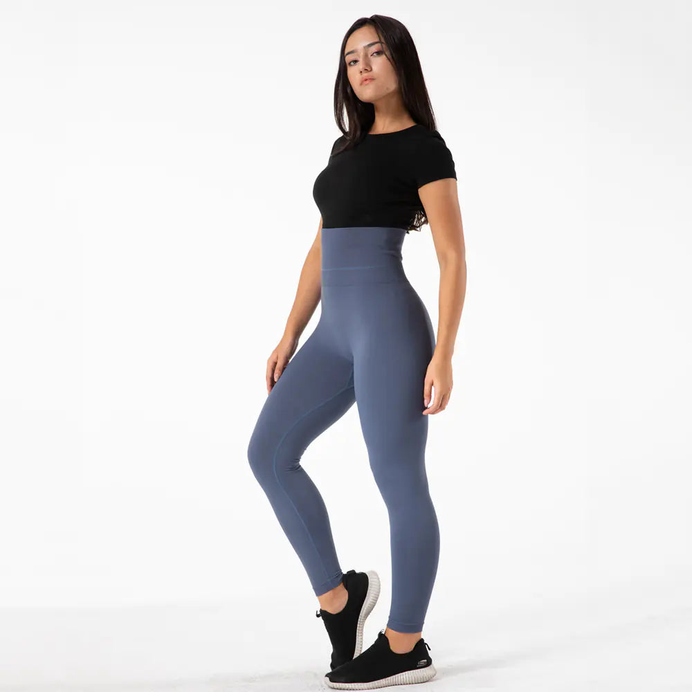 High-Waisted Seamless Energy Yoga Running Leggings