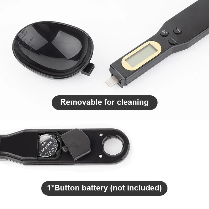 Mini Spoon Food Scale Digital Kitchen Electronic LCD Food Scale (0.1–500g)