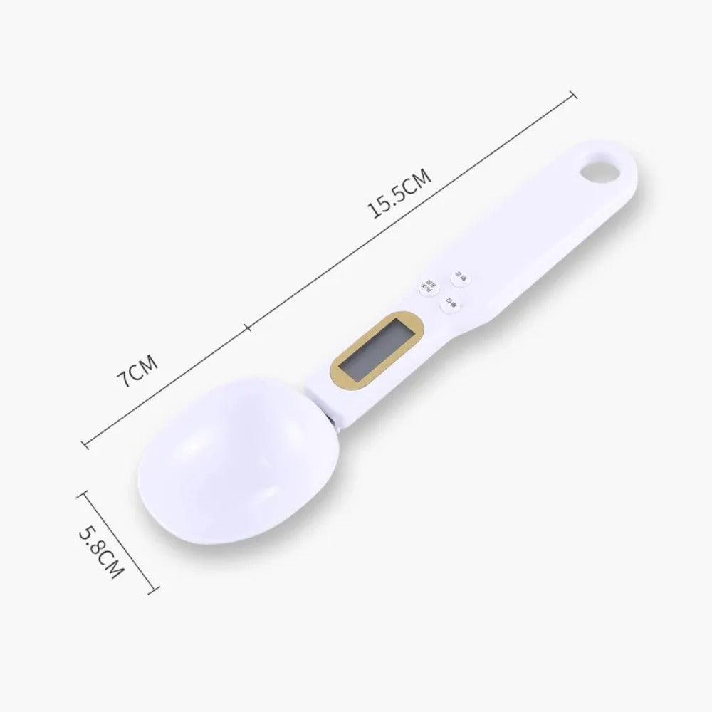 Mini Spoon Food Scale Digital Kitchen Electronic LCD Food Scale (0.1–500g)