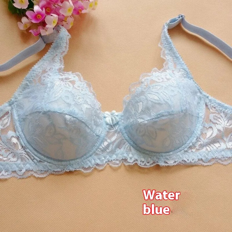 Breathable  Lace Push Up Bra Set