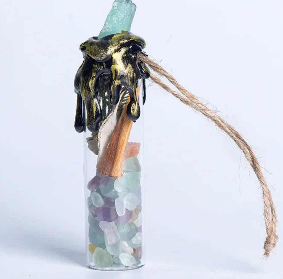Seven-Color Rough Stone Drift Bottle