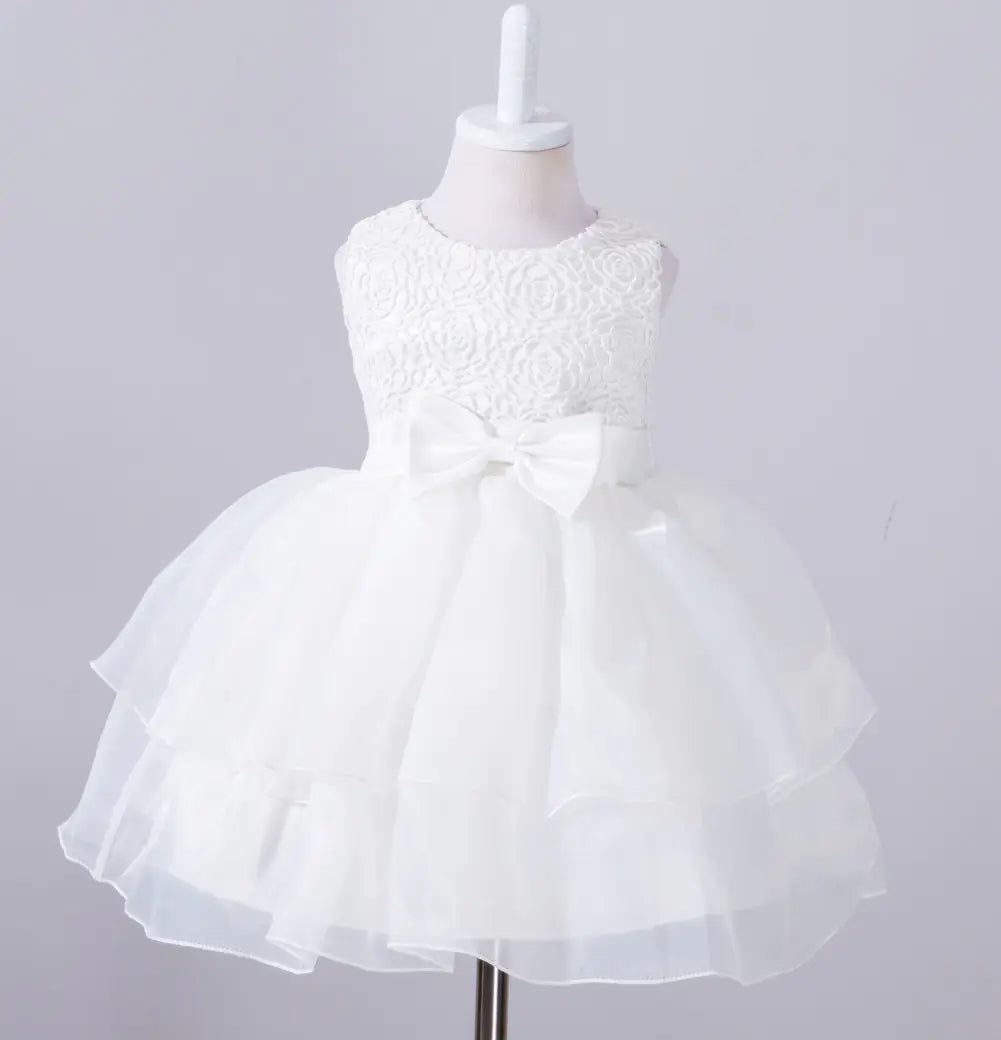 Girls' Dress - Lulu Orange Dress