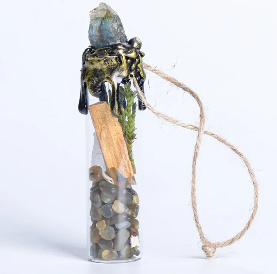 Seven-Color Rough Stone Drift Bottle