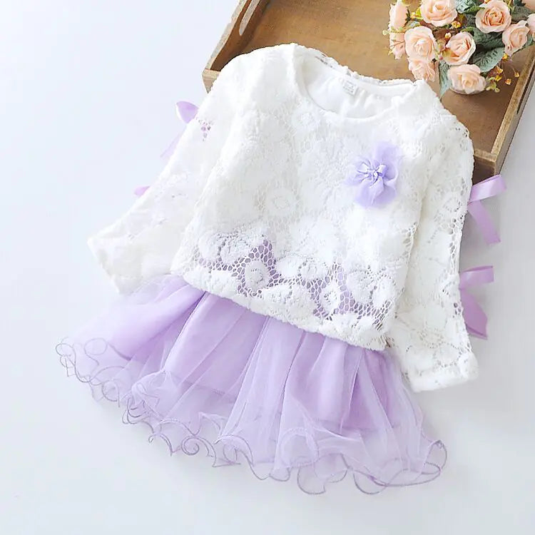 Girls' Long Sleeve Dress