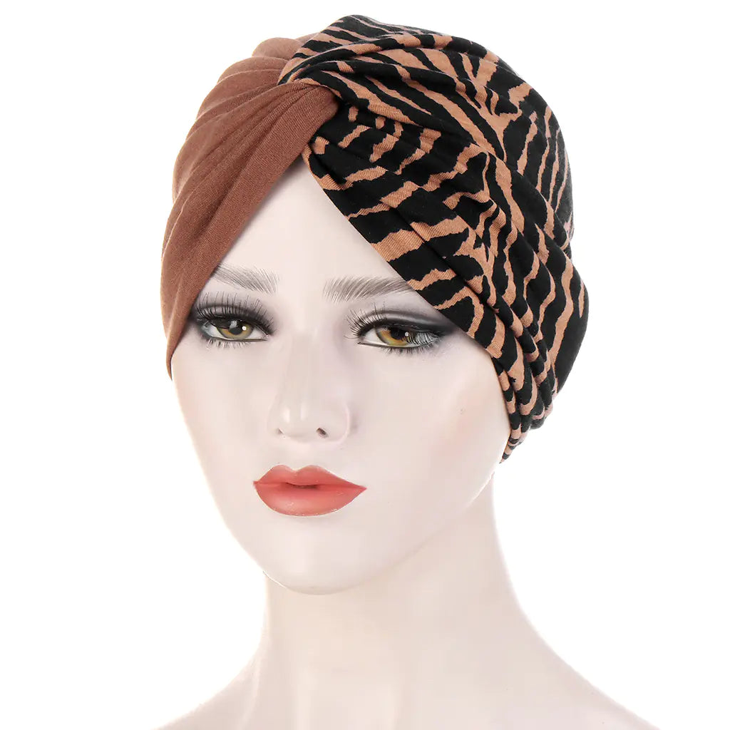 Double-Layer Turban Hat