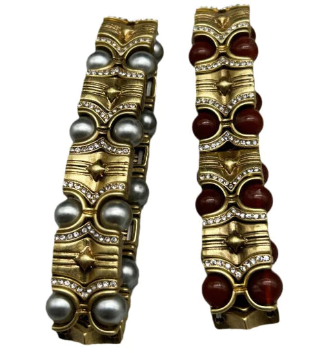 Vintage Pearl Agate Stone Bracelet - Simple Fashion